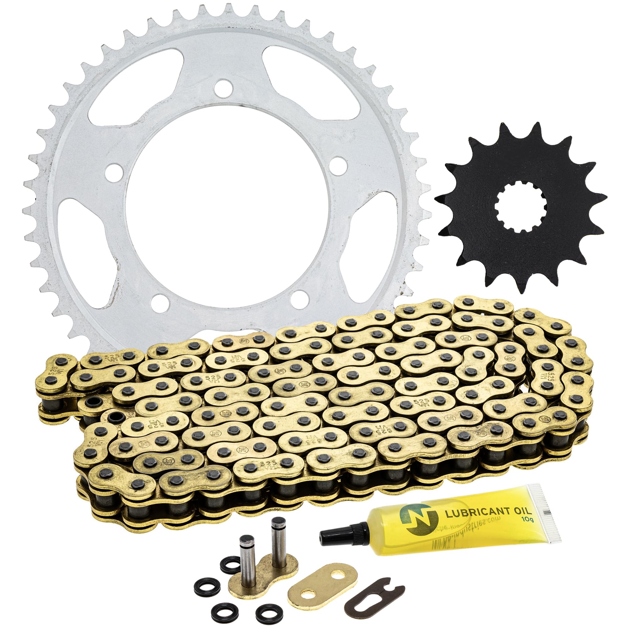 【サイクロン】 Amazon.com: NICHE Drive Sprocket Chain Combo for Suzuki DL650